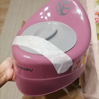 Горшок детский с крышкой Amarobaby Fort фиолетовый: отзыв пользователя Детский Мир