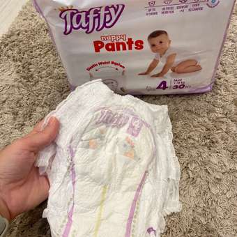 Подгузники-трусики Taffy Premium Care happy Pants 4 MAXI 7-18 кг 30 шт: отзыв пользователя Детский Мир