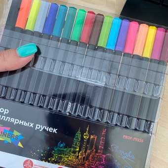 Набор ручек капиллярных Prof-Press Линеры Shanghai 18 цветов диаметр 0.4 мм: отзыв пользователя Детский Мир