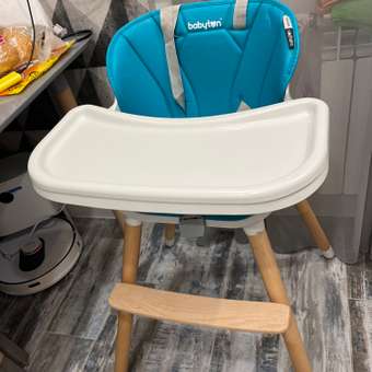 Стул для кормления Babyton Woody Turquoise: отзыв пользователя ДетМир