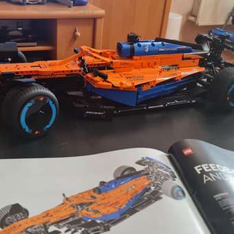 Конструктор LEGO Technic 42141 Гоночный автомобиль McLaren Formula 1: отзыв пользователя Детский Мир