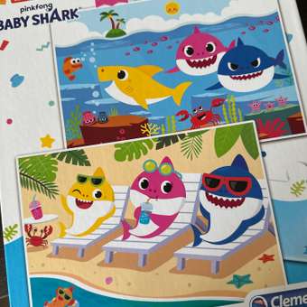 Пазл Clementoni Baby shark Малыш акуленок 2шт 20деталей 24777: отзыв пользователя Детский Мир