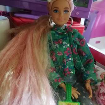 Кукла Barbie Экстра в розовой куртке GRN28: отзыв пользователя Детский Мир