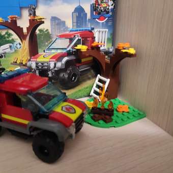 Конструктор LEGO Спасательная пожарная машина 60393: отзыв пользователя ДетМир