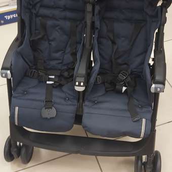 Коляска прогулочная для близнецов Peg-Perego Aria Shopper Twin Classic Navy: отзыв пользователя Детский Мир