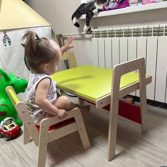 Стол детский растущий Alatoys деревянный: отзыв пользователя Детский Мир