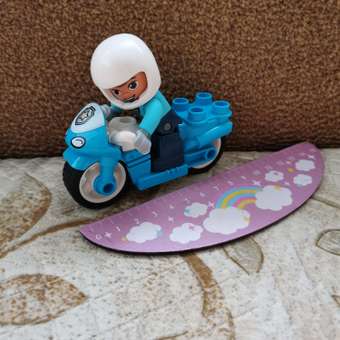 Конструктор LEGO DUPLO Town Полицейский мотоцикл 10967: отзыв пользователя ДетМир