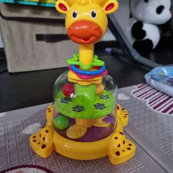 Развивающая игрушка Bebelot Жирафик-юла 25 см: отзыв пользователя Детский Мир
