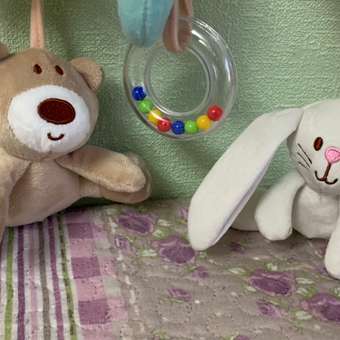 Игрушка растяжка SHARKTOYS намотка на кроватку мишка: отзыв пользователя Детский Мир