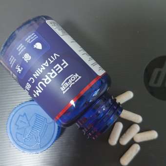 Витамин железо В9 KOFER с витамином В12 и витамином С 60 капсул: отзыв пользователя Детский Мир