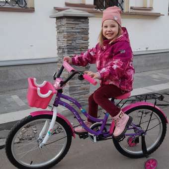 Велосипед NOVATRACK Tetris 20 фиолетовый: отзыв пользователя Детский Мир