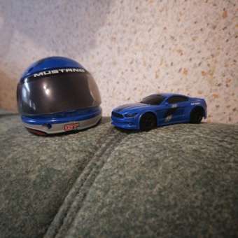 Машина New Bright РУ 1:64 Forza Helmet Racers Mustang Синий 6426: отзыв пользователя Детский Мир