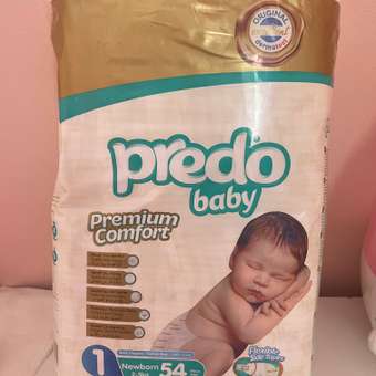 Подгузники Predo Baby для новорожденных 1 2-5кг 54шт: отзыв пользователя Детский Мир