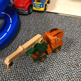 Машинка-конструктор Limei Динозавр-подъёмный кран инерционный: отзыв пользователя Детский Мир