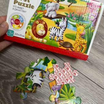 Пазл Baby Toys First Puzzle Кто живет в джунглях 30элементов 04187: отзыв пользователя ДетМир