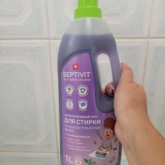 Гель для стирки SEPTIVIT Premium для Сильнозагрязненного белья 1л: отзыв пользователя Детский Мир