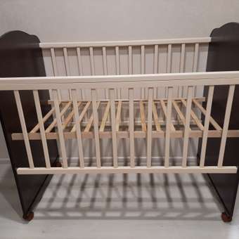 Детская кроватка АГАТ Золушка 8 прямоугольная, (шоколад, слоновая кость): отзыв пользователя Детский Мир