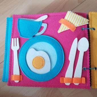 Развивающая книжка Santa Lucia для малышей Забавная кухня: отзыв пользователя Детский Мир