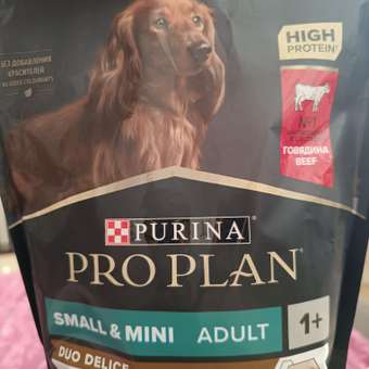 Корм для собак PRO PLAN Duo delice мелких и карликовых пород говядина с ...