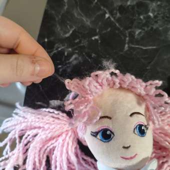 Кукла ABTOYS Мягкое сердце мягконабивная с розовыми волосами в шортах 35 см: отзыв пользователя Детский Мир