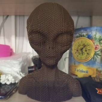 Конструктор QBRIX 3D картонный Инопланетянин 20024: отзыв пользователя Детский Мир