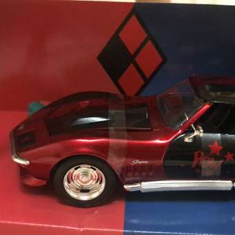Машина Jada 1:24 Голливудские тачки Chevy Corvette Stingray 1969 +фигурка Харли Квинн 31196: отзыв пользователя Детский Мир