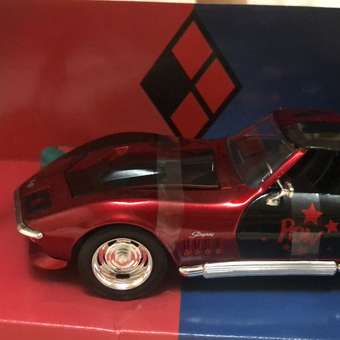 Машина Jada 1:24 Голливудские тачки Chevy Corvette Stingray 1969 +фигурка Харли Квинн 31196: отзыв пользователя ДетМир