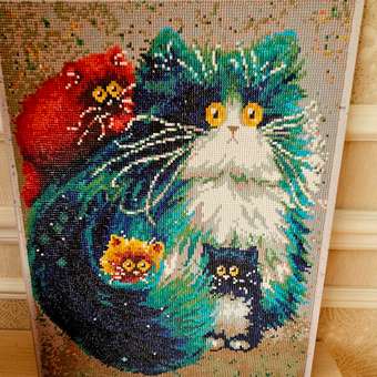 Алмазная мозаика Art on Canvas Котики в ассортименте: отзыв пользователя Детский Мир
