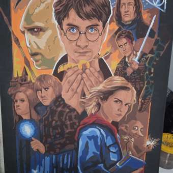 Картина по номерам Art on Canvas Гарри Поттер и дары смерти холст на подрамнике 40х50 см: отзыв пользователя Детский Мир