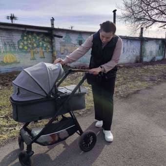 Коляска 2в1 Babyton Sandy Grey: отзыв пользователя ДетМир
