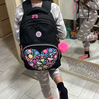 Рюкзак школьный Grizzly Черный RG-360-2/1: отзыв пользователя Детский Мир