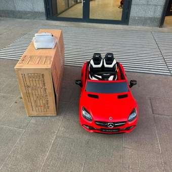 Электромобиль BabyCare Mercedes резиновые колеса красный: отзыв пользователя Детский Мир