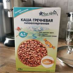 Каша Fleur Alpine безмолочная гречневая гипоаллергенная 175г с 4мес ...