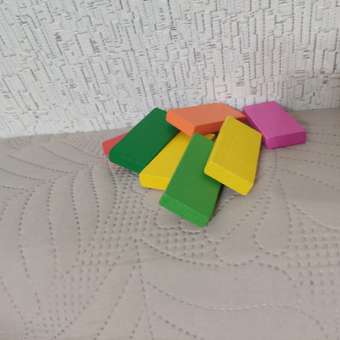Плашки Томик Цветные 28 деталей 6675 развивающая игрушка: отзыв пользователя Детский Мир