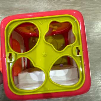 Развивающая игрушка GRACE HOUSE для малыша 6 в 1 Бизиборд Сортер Кубик: отзыв пользователя Детский Мир