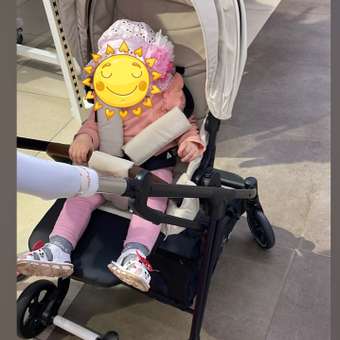 Коляска прогулочная Happy Baby Luna бежевая: отзыв пользователя Детский Мир