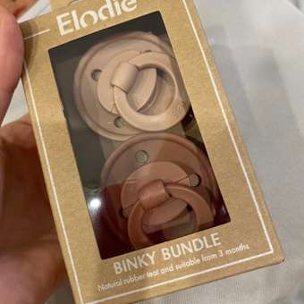 Пустышка Elodie от 3 месяцев Retro Binky Bundle латексная - Soft Terracotta: отзыв пользователя Детский Мир