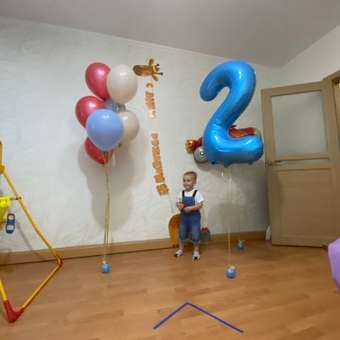 Гирлянда на нити праздничная Открытая планета с днем рождения ребенку с жирафом праздничная фотозона: отзыв пользователя Детский Мир