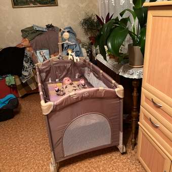 Манеж-кровать Babyton Dreamy Brown: отзыв пользователя Детский Мир