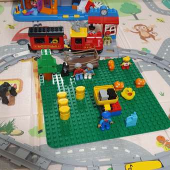 Конструктор LEGO DUPLO Town Поезд на паровой тяге (10874): отзыв пользователя Детский Мир