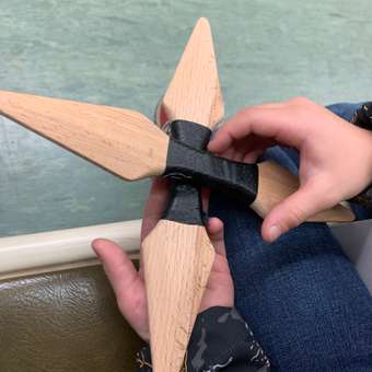 Деревянный японский нож Древо Игр Двойной Кунай Наруто 2 шт: отзыв пользователя Детский Мир