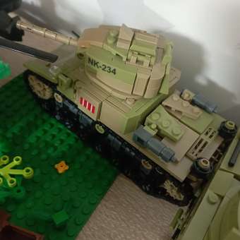Конструктор SLUBAN WWII Средний танк 2в1 M38-B0711: отзыв пользователя Детский Мир