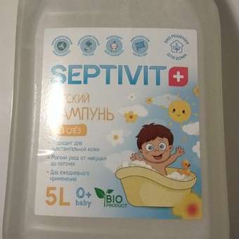 Детский шампунь для волос SEPTIVIT Premium Без слез: отзыв пользователя Детский Мир