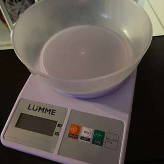Весы кухонные LUMME LU-SC1360 сенсорные/белый жемчуг: отзыв пользователя Детский Мир