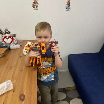 Игровой набор METAL-CARDBOT Мега Тракер: отзыв пользователя ДетМир