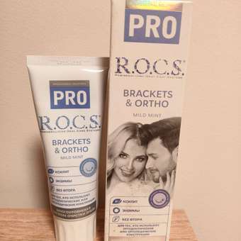 Зубная паста ROCS Pro Brackets and Ortho 74г: отзыв пользователя Детский Мир