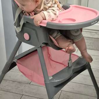 Стульчик для кормления Babyton Bueno Coral-Grey классический: отзыв пользователя Детский Мир