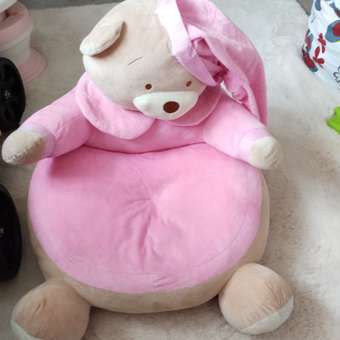 Кресло мягкое Glamuriki Медведь розовый: отзыв пользователя Детский Мир