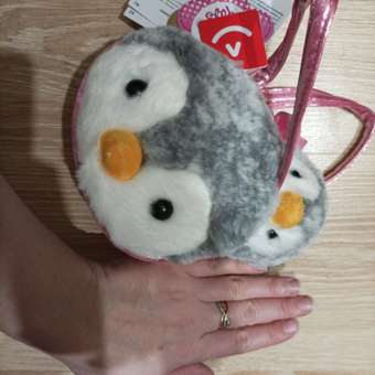 Игрушка мягкая Aurora Пингвин в сумке 201107A: отзыв пользователя Детский Мир
