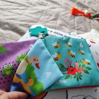 Игрушка Amarobaby книжка Soft Book в ассортименте: отзыв пользователя Детский Мир